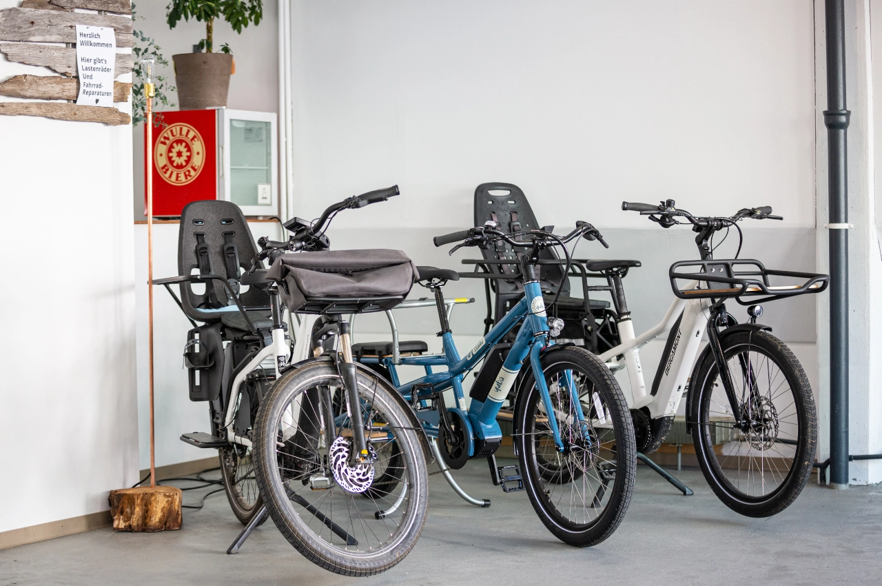 Lastenrad Probefahrt bei Fahrrad Hoss Aidlingen - E-Lastenräder testen